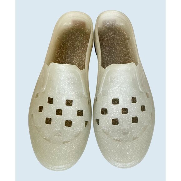 VANS Slip On Mule TRK Glitter Gray Sandal Waterproof Size 8.5 - Picture 3 of 8